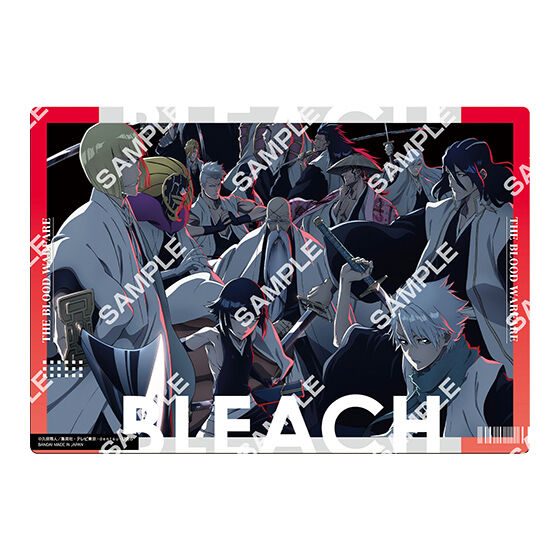 ジャンボカードダス】BLEACH 千年血戦篇 クリアビジュアルポスター