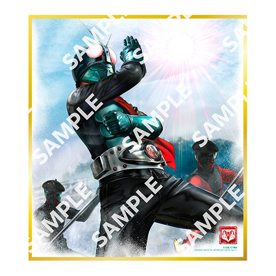 フラットガシャポン】仮面ライダー色紙ART GP4｜ガシャポン