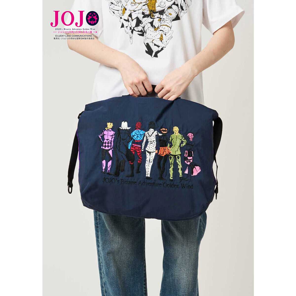 アニメ『ジョジョの奇妙な冒険 黄金の風』グラニフ ショルダーバッグ