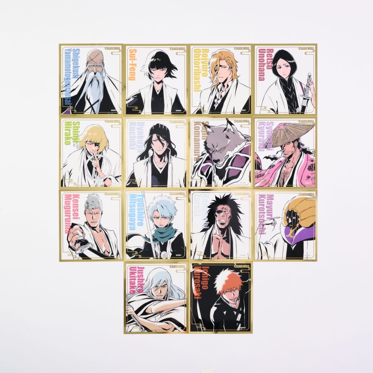 数量限定】BLEACH WORLD クリアミニ色紙コレクション ～BLEACH WORLD