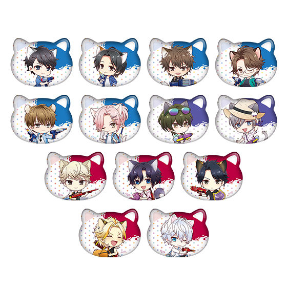 スタンドマイヒーローズ in ナンジャタウン」ねこ型缶バッジ