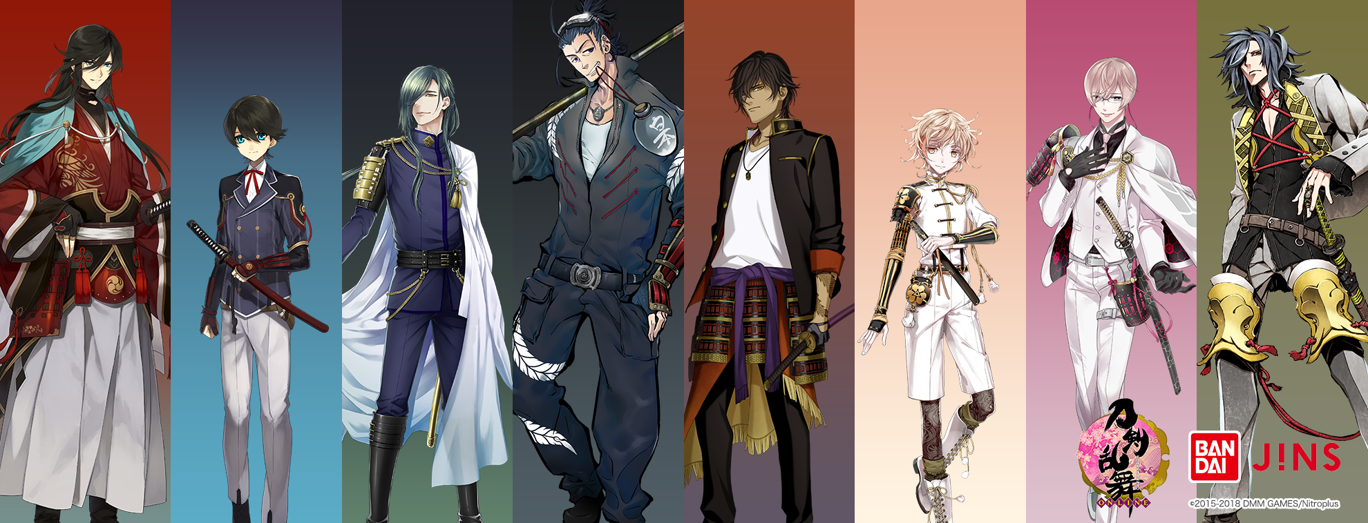 刀剣乱舞-ONLINE-×BANDAI×JINS」コラボ第2弾！和泉守兼定・大倶利伽羅