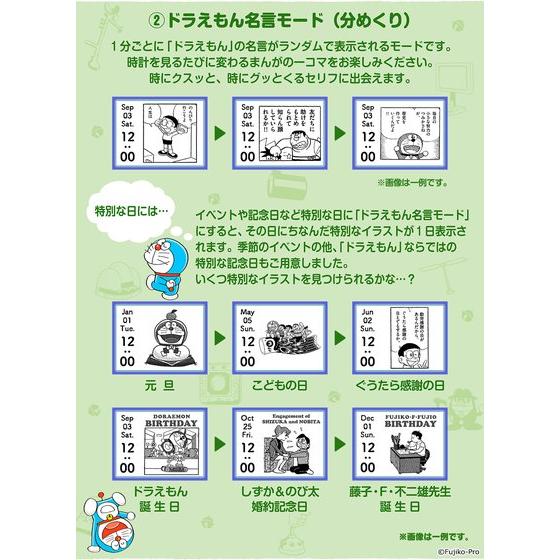 藤子・F・不二雄キャラクターの『デジタル腕時計』登場！「ドラえもん