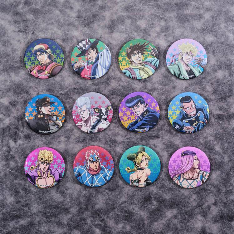 ジョジョ ワールド ホログラム缶バッジ コレクション ブチャラティ 10