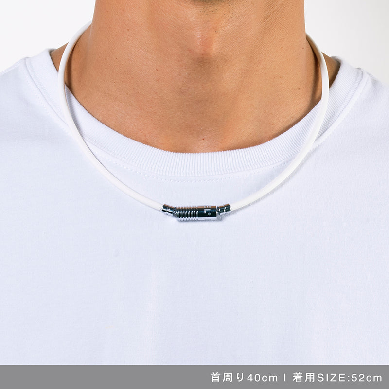 NEUTRAL ニュートラル White×Silver 磁気ネックレス – BANDEL®︎｜公式