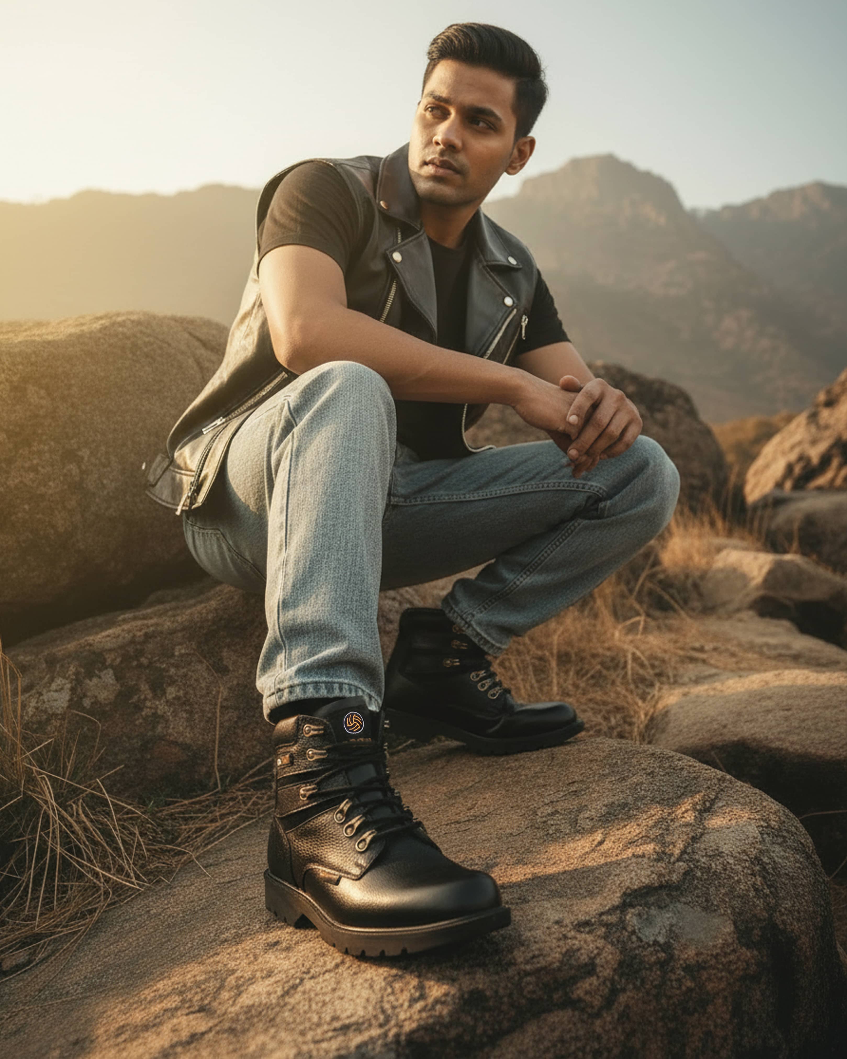 6 inches Steel Toe-Cap Boots | Snow Boot with Fur | Bacca Bucci