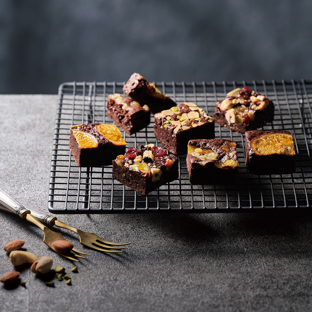 ホシフルーツ】ナッツとドライフルーツの贅沢ブラウニー 6個 | ベイク