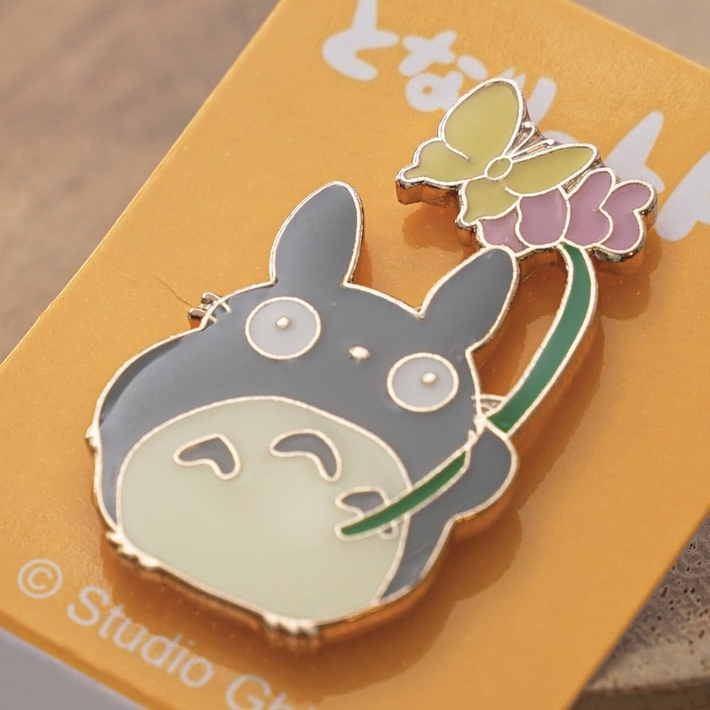 となりのトトロ ピンズ（トトロ花 / T-19/5852） | すすのこ商店