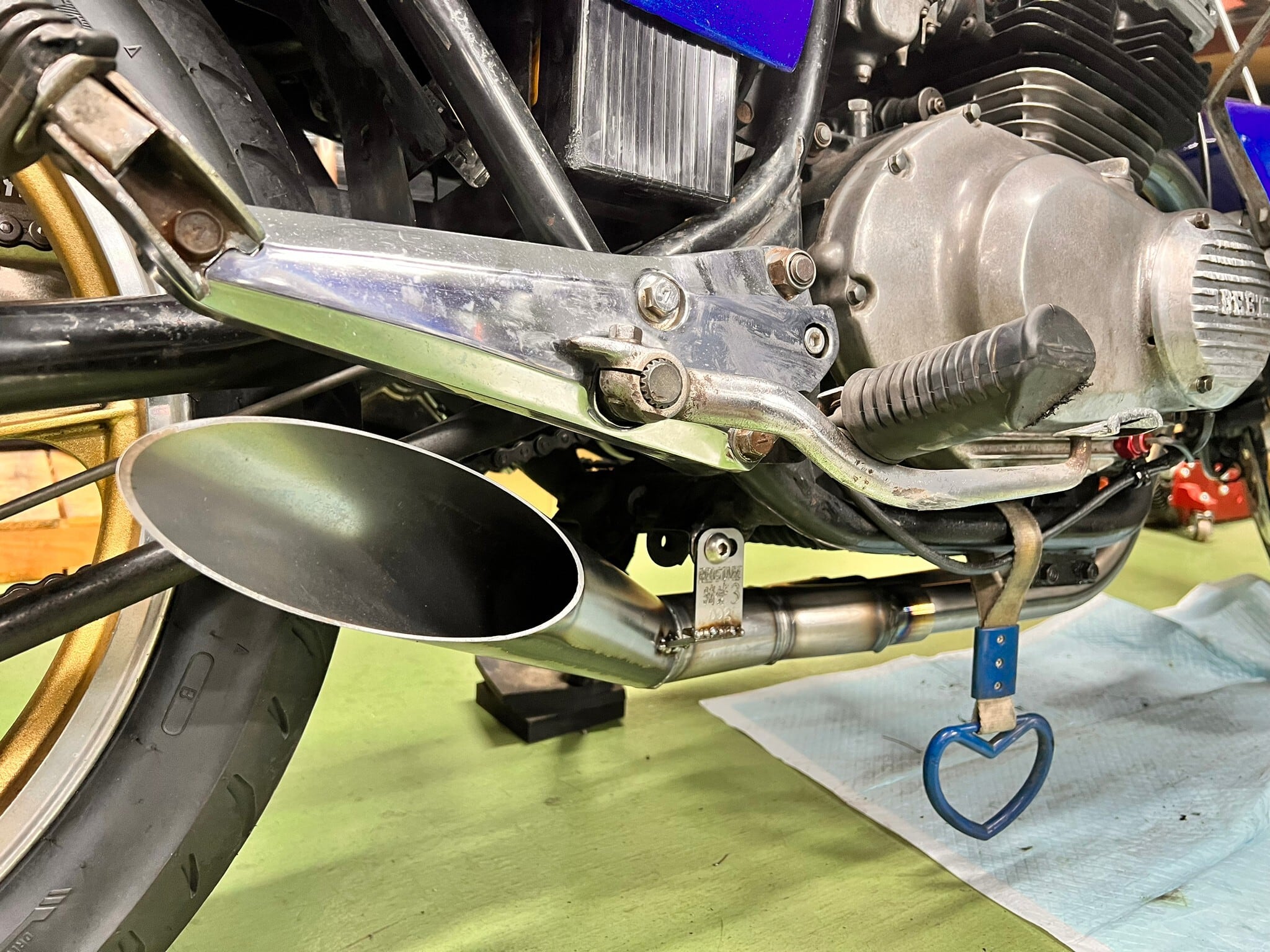 GSX250用 ゴキ ザリ イノカン3 オリジナル マフラー 25イノカン