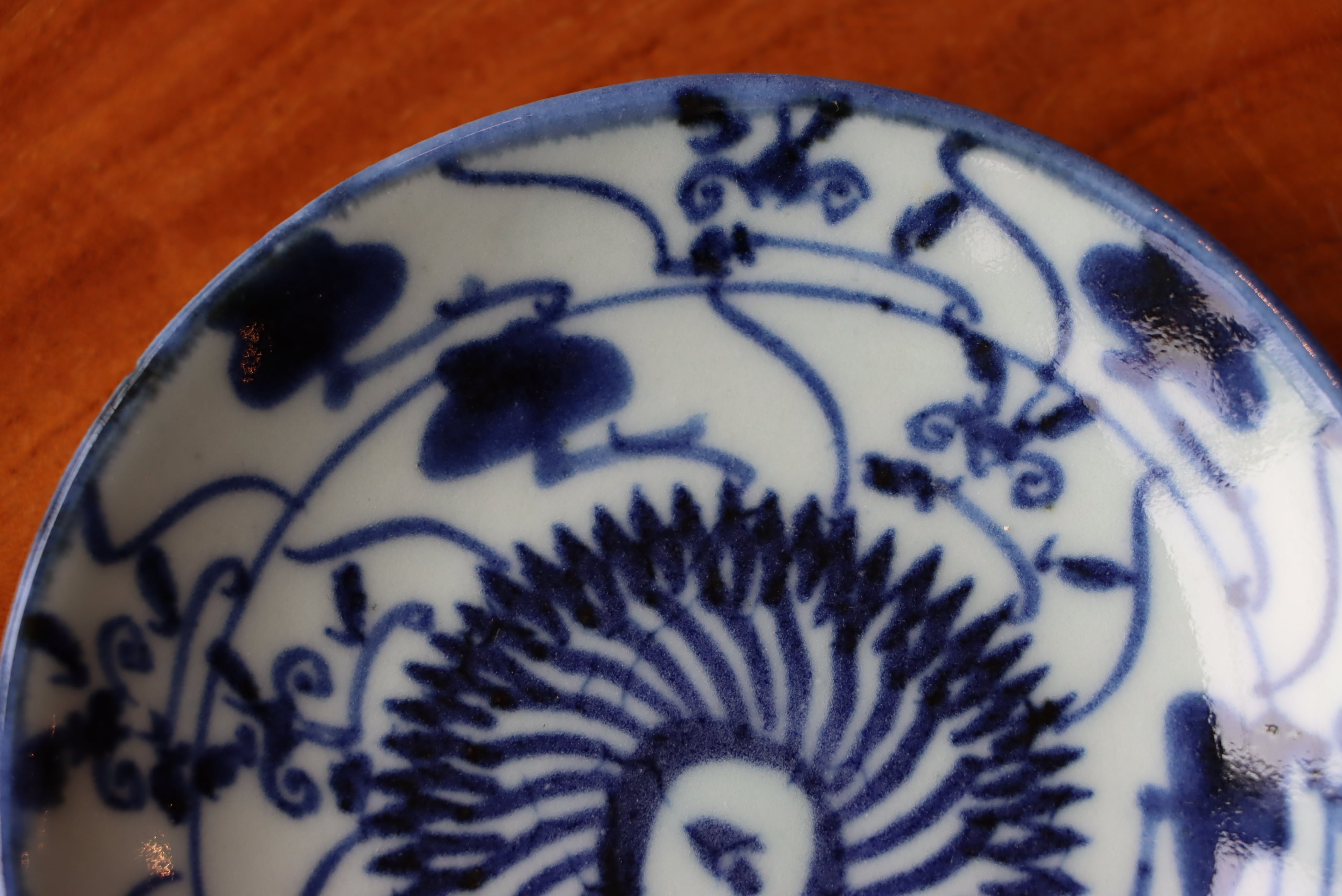 小皿 中国 新渡 染付 なずな文 | (有)新原美術