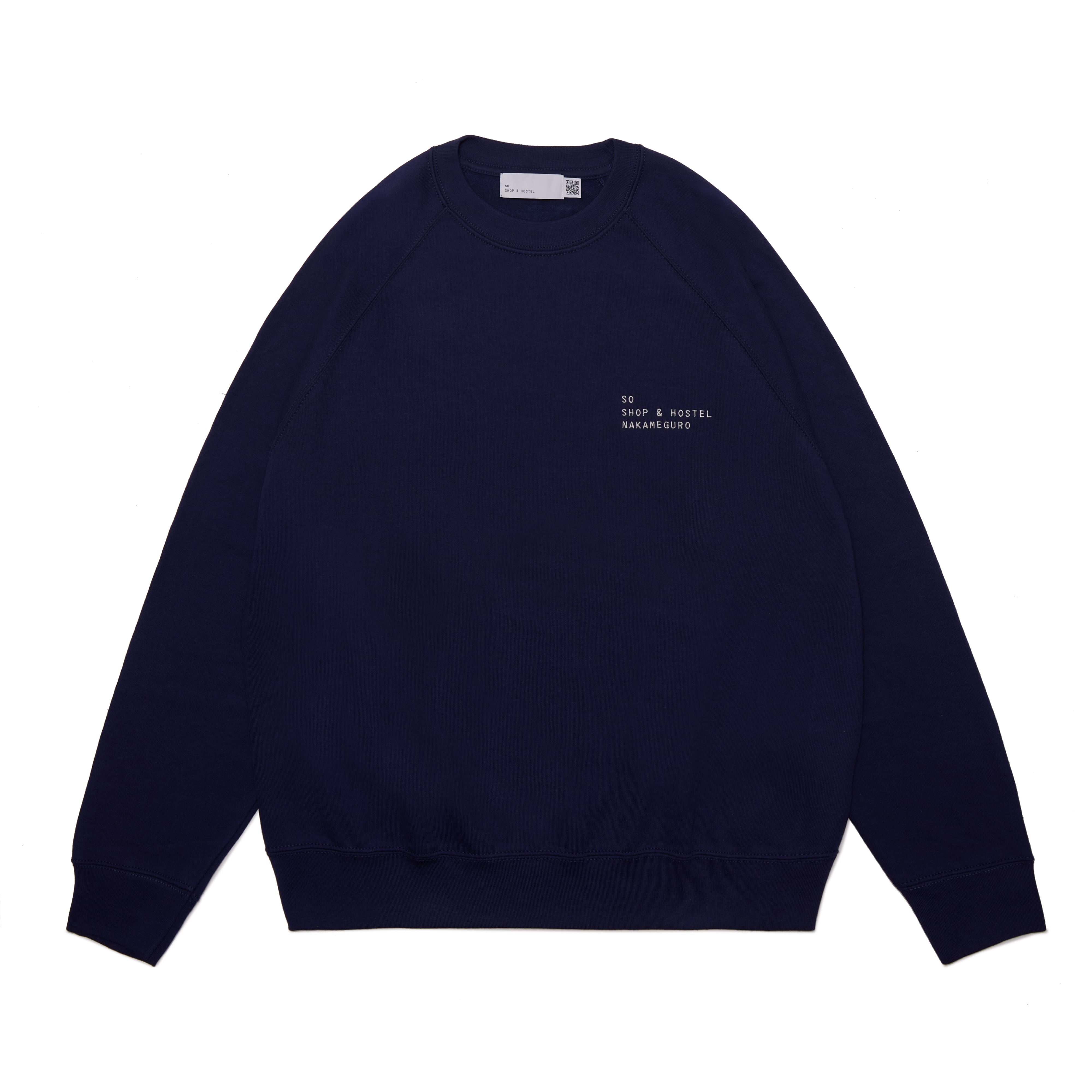 SO ORIGINAL CREW NECK SWEAT SHIRT (BLACK) | SO SHOP & HOSTEL