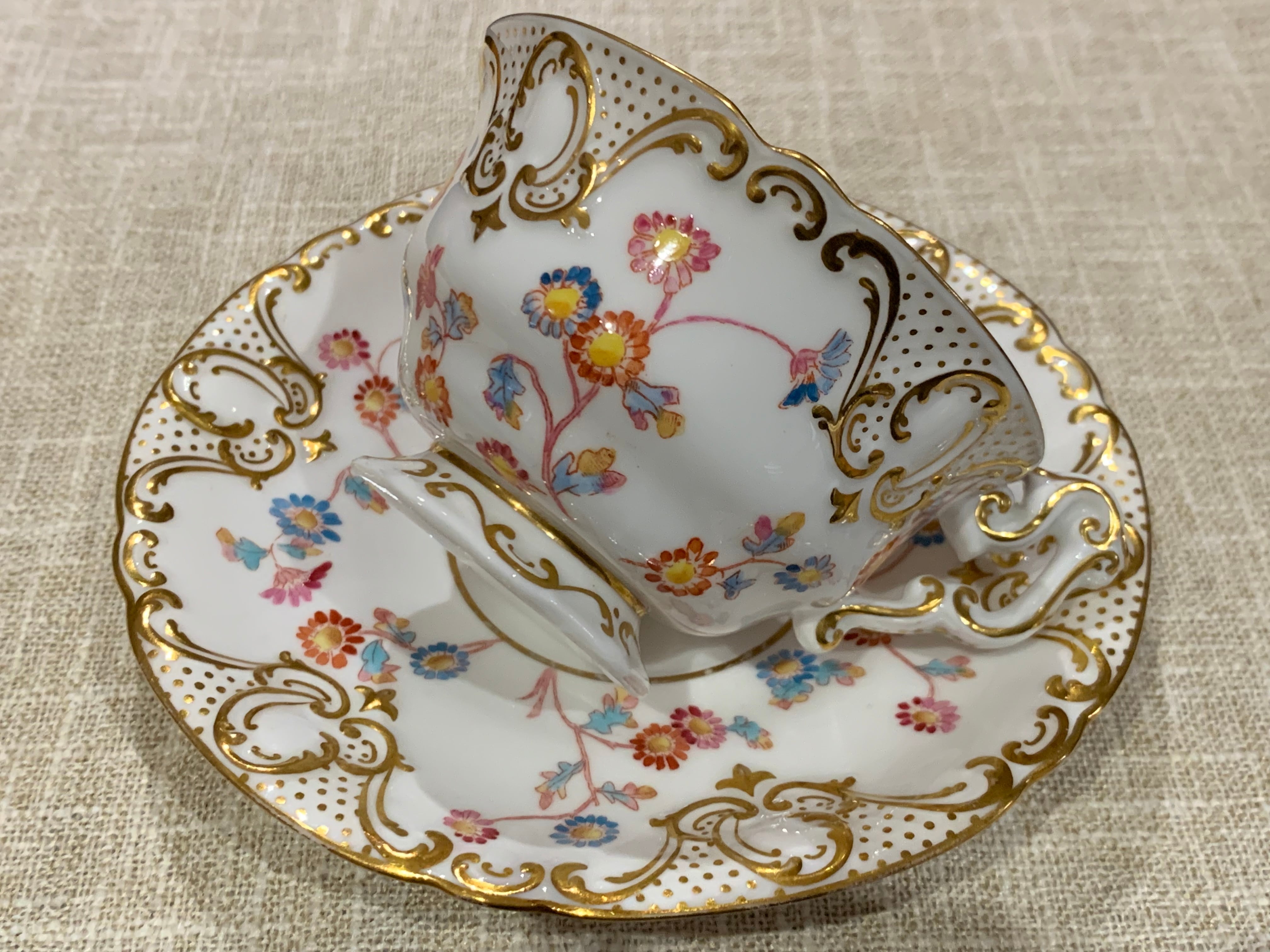 スポード コープランド(1898年頃） レイズドゴールド アンティーク