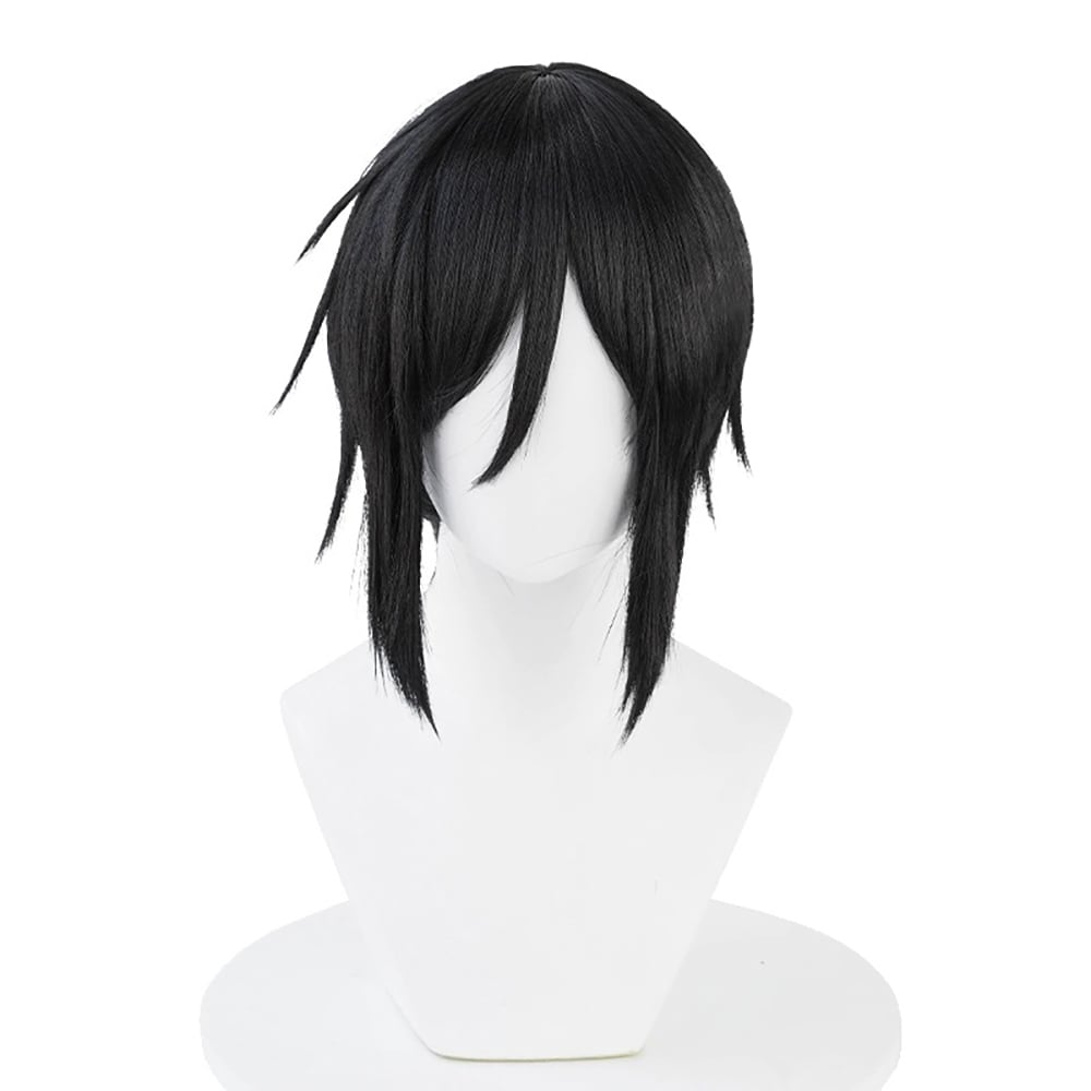 コスプレ耐熱ウィッグ ブラック ショートカット ウィッグ ☆黒執事