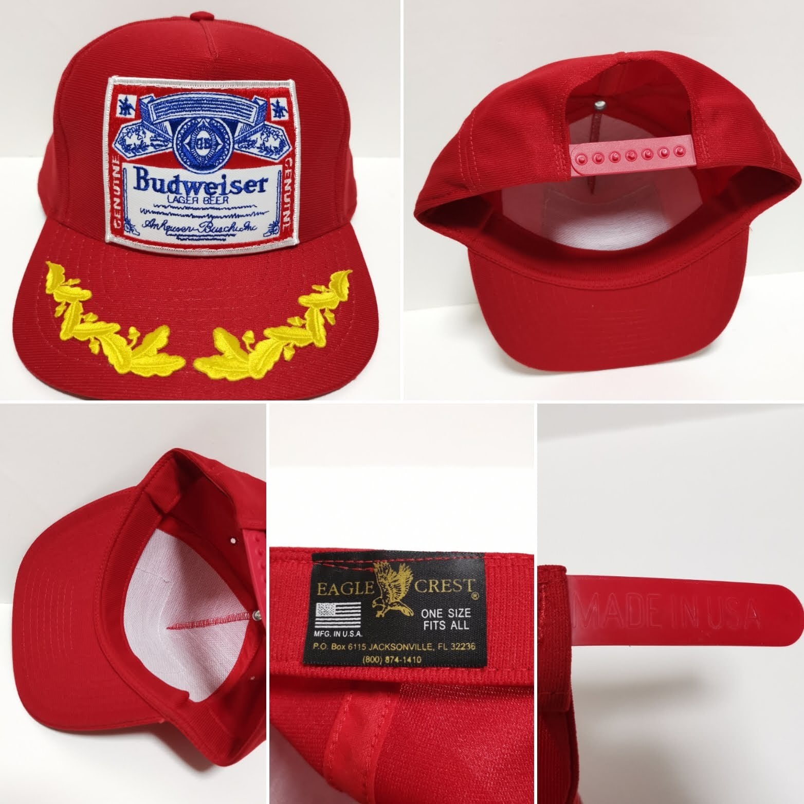 送料無料 90s バドワイザー Budweiser トラッカー CAP キャップ USA製