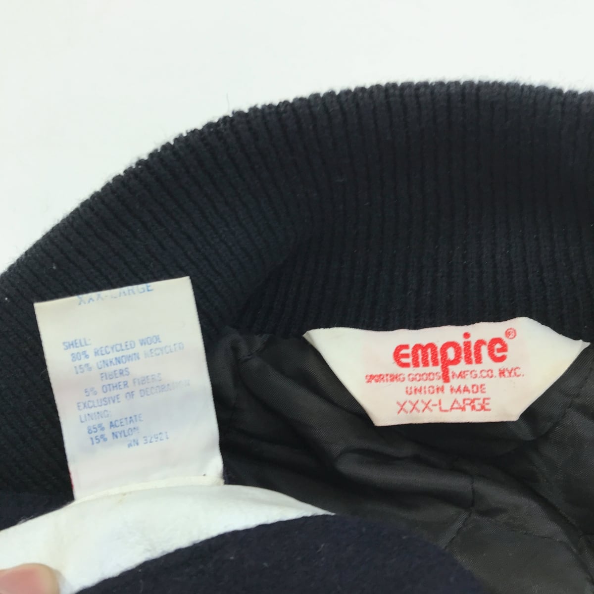 EMPIRE エンパイア 80〜 90年代 USA製 袖革スタジャン ベースボール