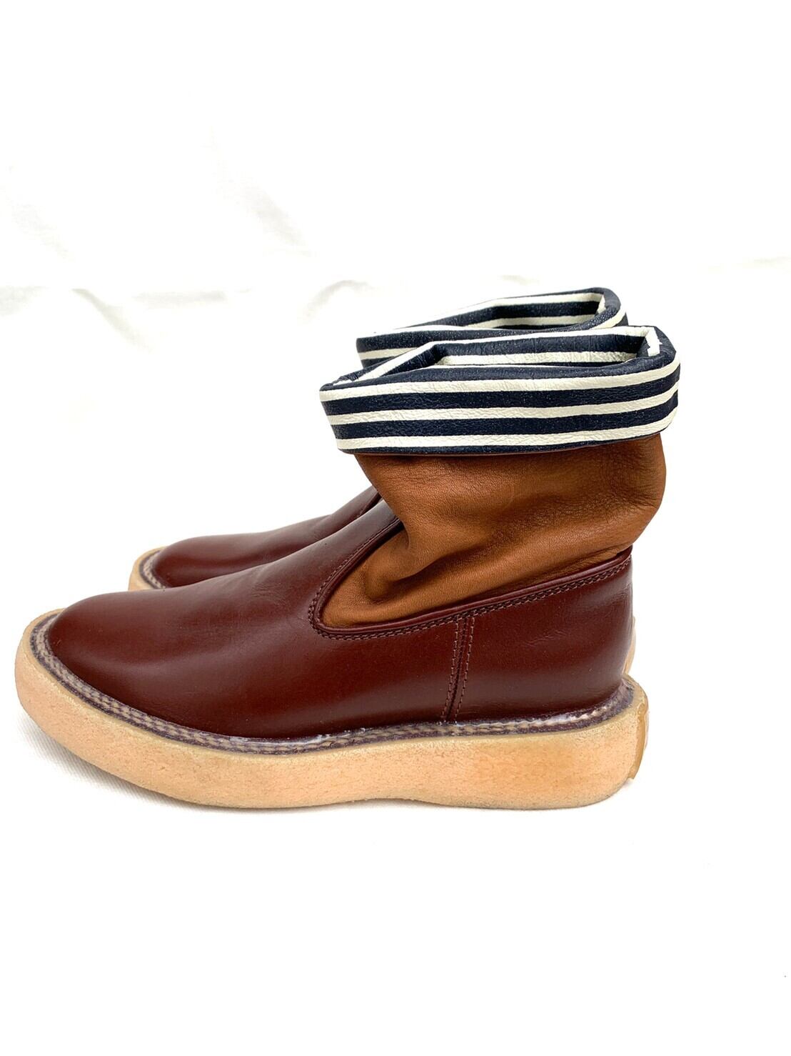 KAPITAL】レザー リンクルポパイブーツ | ONE WASH