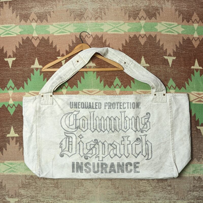 40s～ COLUMBUS DISPATCH Canvas Newspaper Bag | Wonder Wear