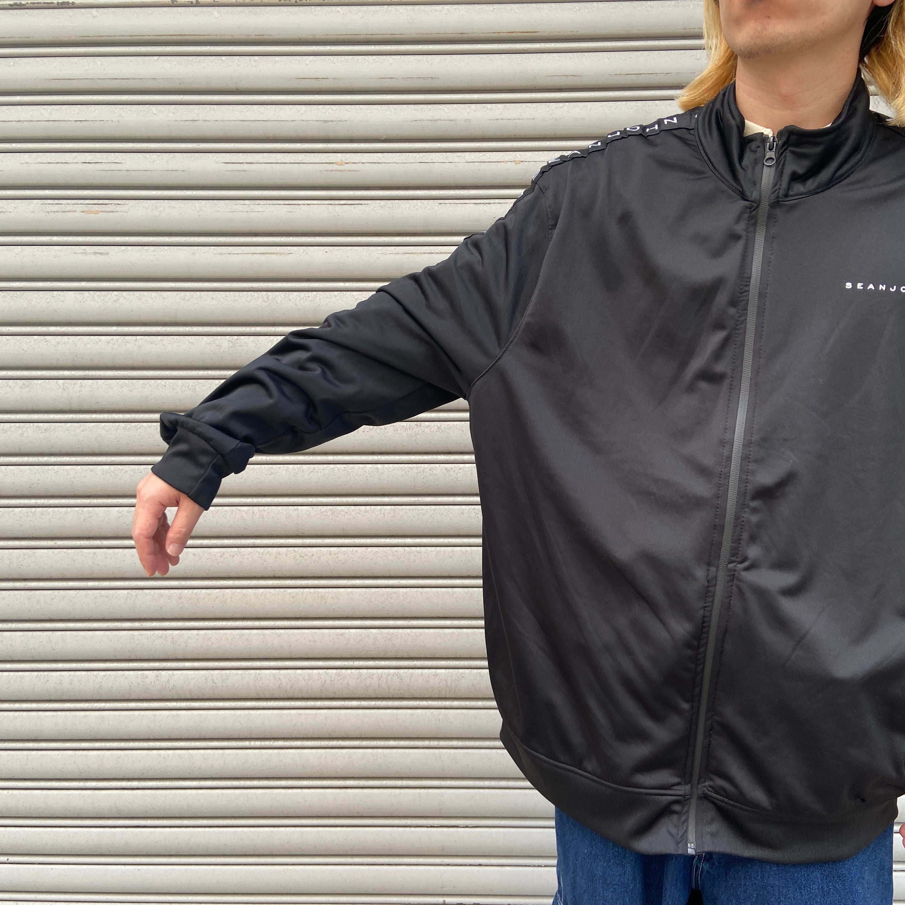 送料無料』SEANJOHN ショーンジョン トラックジャケット ブラック 3XL