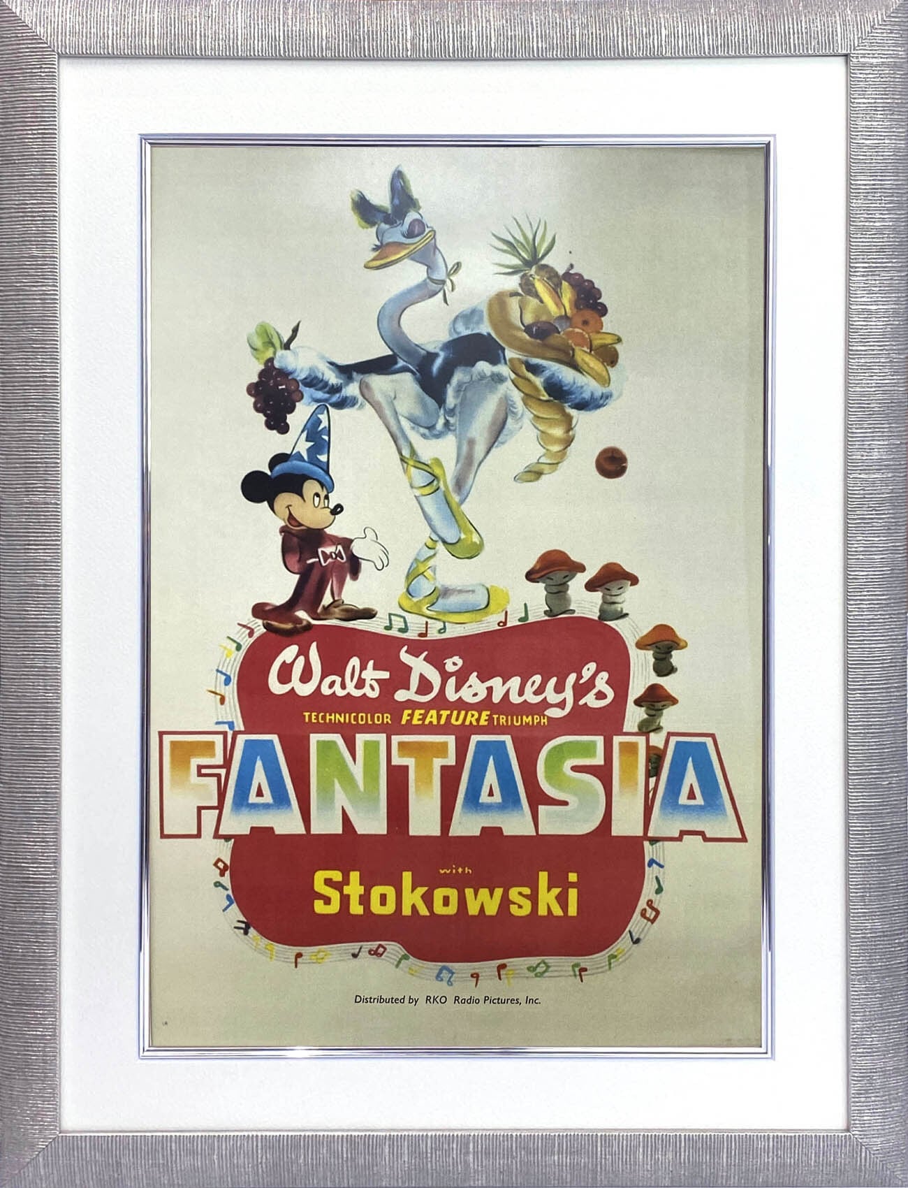 ディズニー テーマパーク ポスター「ウォルト ディズニー/ファンタジア