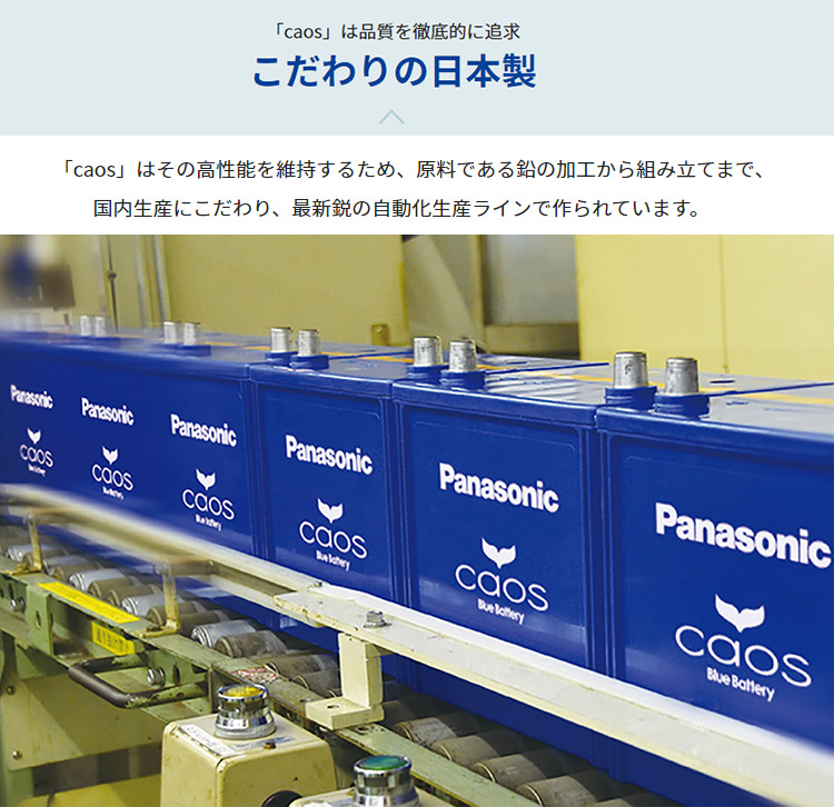 80B24R パナソニック カオス バッテリー 自動車 Panasonic CAOS N