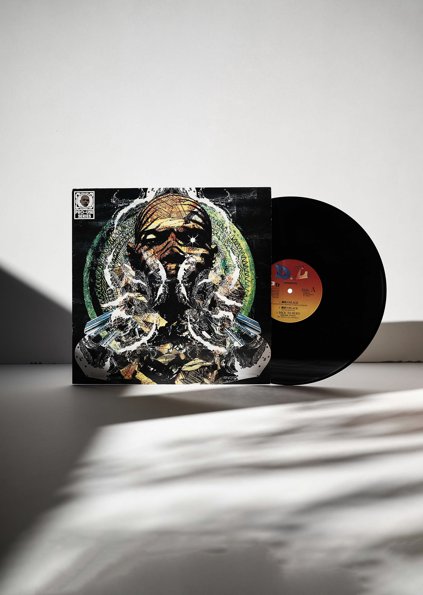 D.L（Dev Large）「鋼鉄のBLACK」CD, VINYL Art Work | BLACK BELT