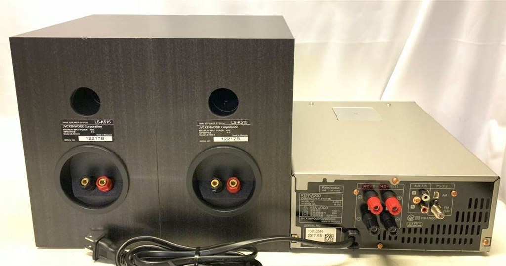 KENWOOD R-K515 + LS-K515 スピーカー 2台セット KENWOOD R-K515 + LS
