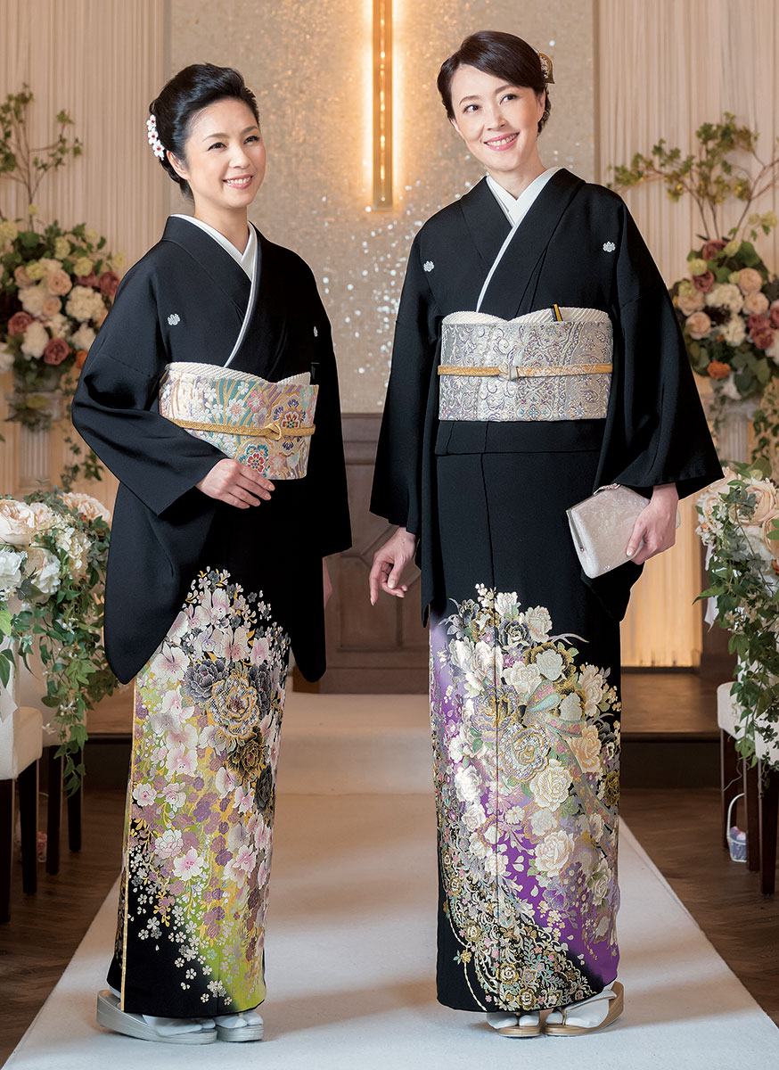 黒留袖・色留袖を着るときに必要なものとは？ ｜ 着物を着るのに必要な