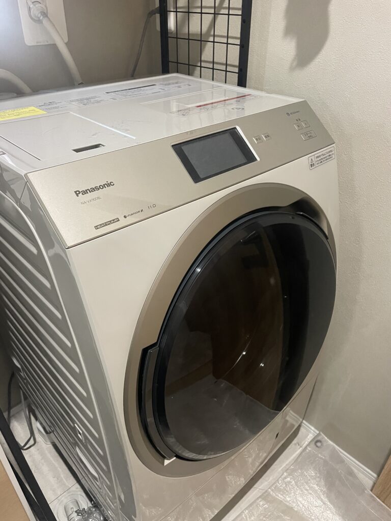 ドラム式洗濯機分解清掃:Panasonic NA-VX900BR分解クリーニング作業