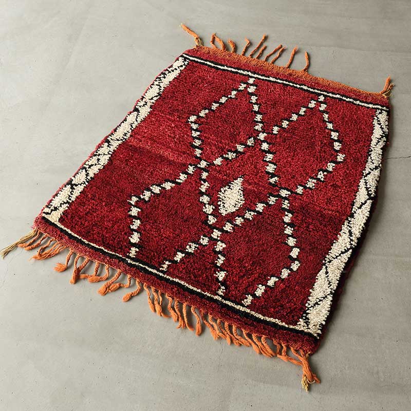 ☆ unza☆ ヴィンテージラグ トライバルラグ モロッコ ☆ unza