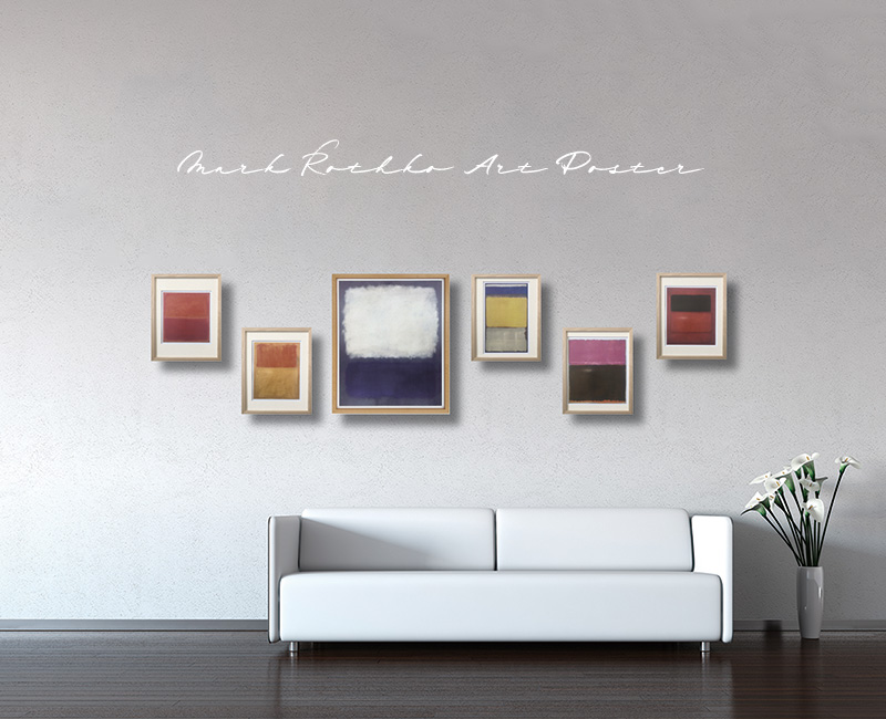 マーク・ロスコ アートポスター / 62086 （フレーム入） | ボー