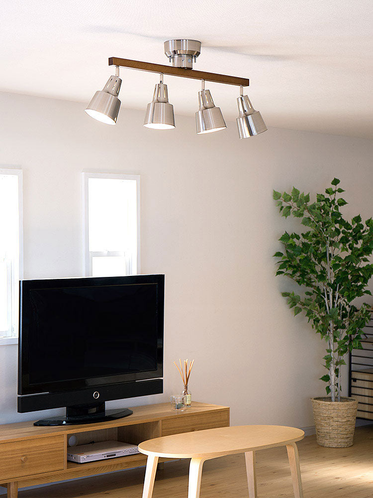 シーリングライト LED 対応 スポットライト 4灯 ライトリー LIGHTLY