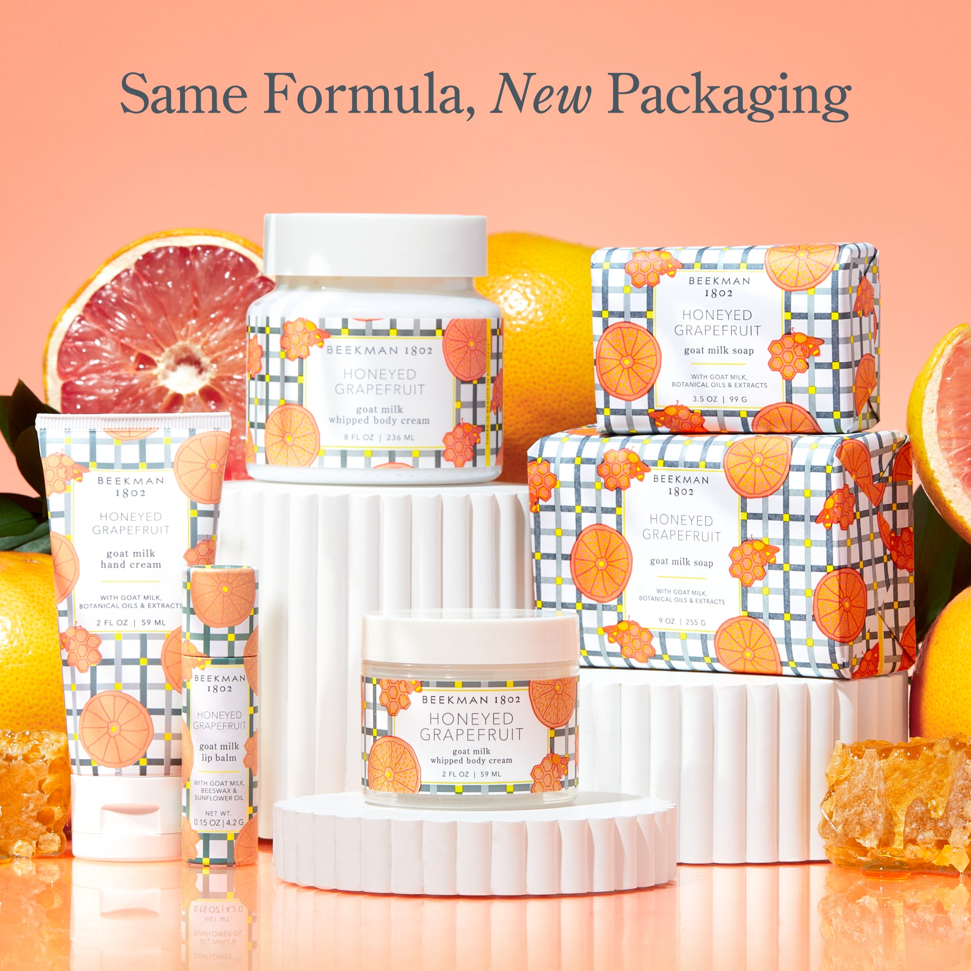 Honeyed Grapefruit Set of 2 Caddy