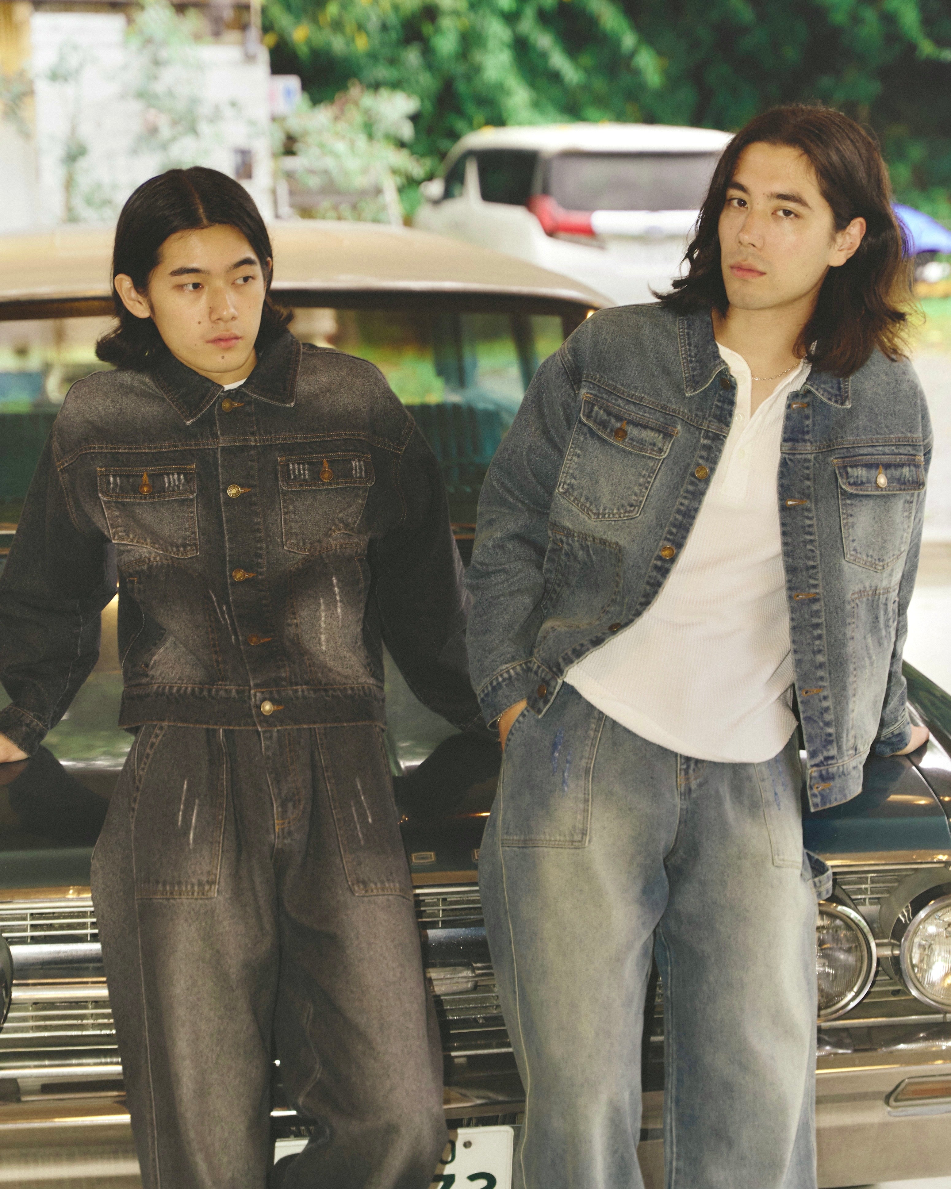 Damage baker denim pants – BELVET