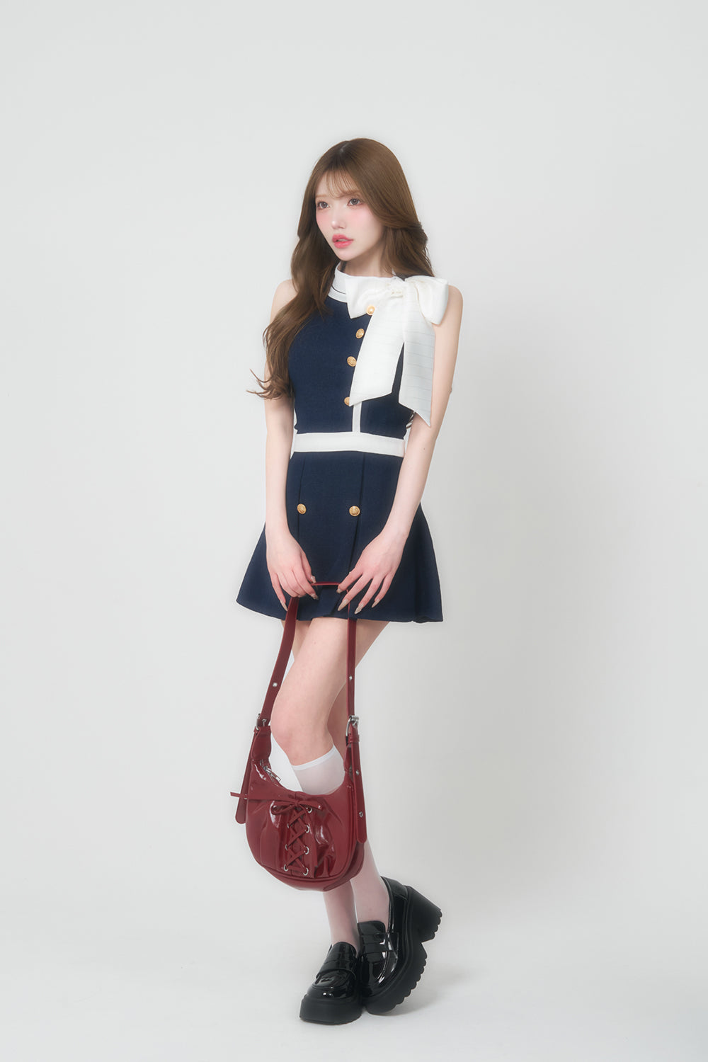 BELEAR MIMI（ベリアミミ）】【予約商品】アメスリツイードミニワンピース