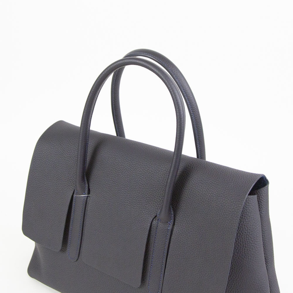 MAISON TAKUYA メゾンタクヤ Flap Brief Bag German Shrunken Calf