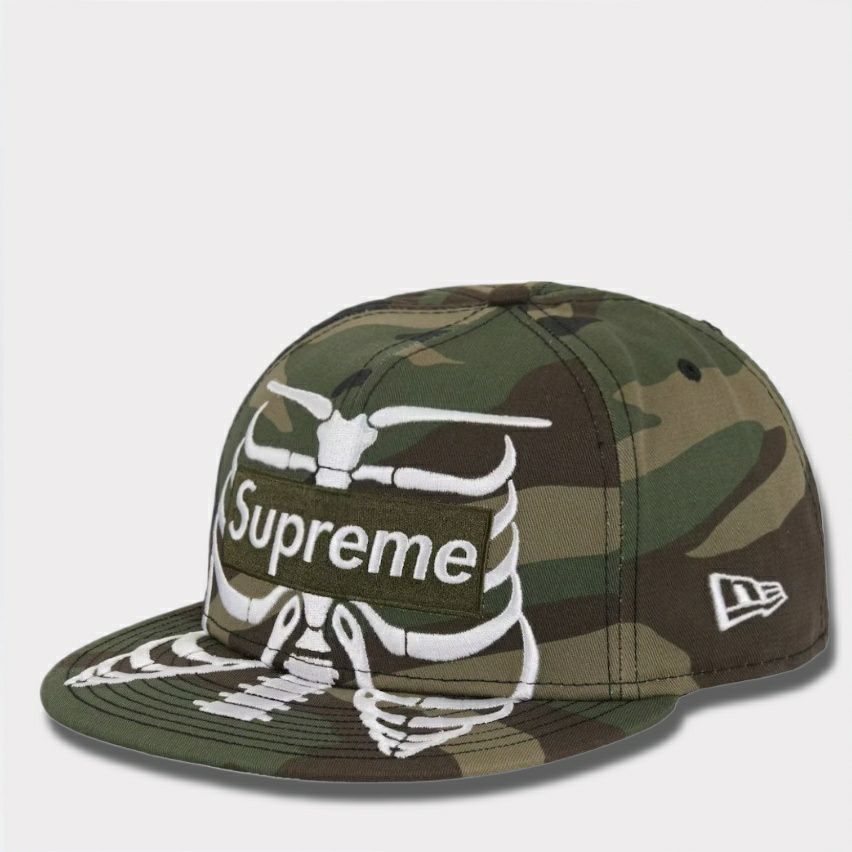 Supreme シュプリーム 2025SS Bones Box Logo New Era Cap ボーンズ