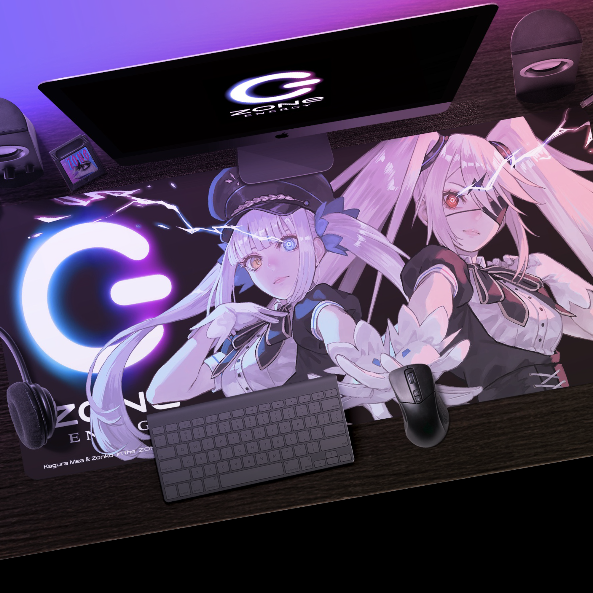 特大オリジナルデザインデスクマット + HYPER ZONe SET : DESIGN-A