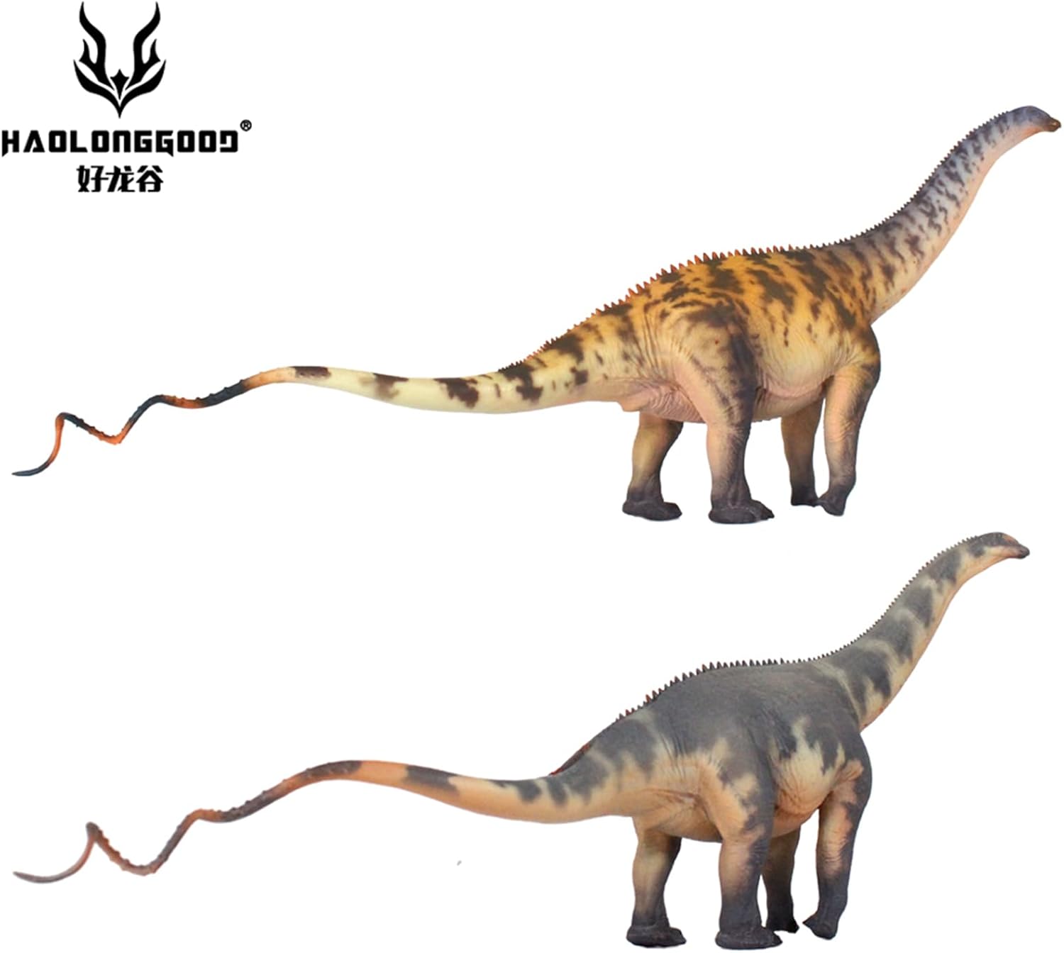 HAOLONGGOOD 1/35 サイズ ブロントサウルス 45.5cm級 PVC CE認証 塗装