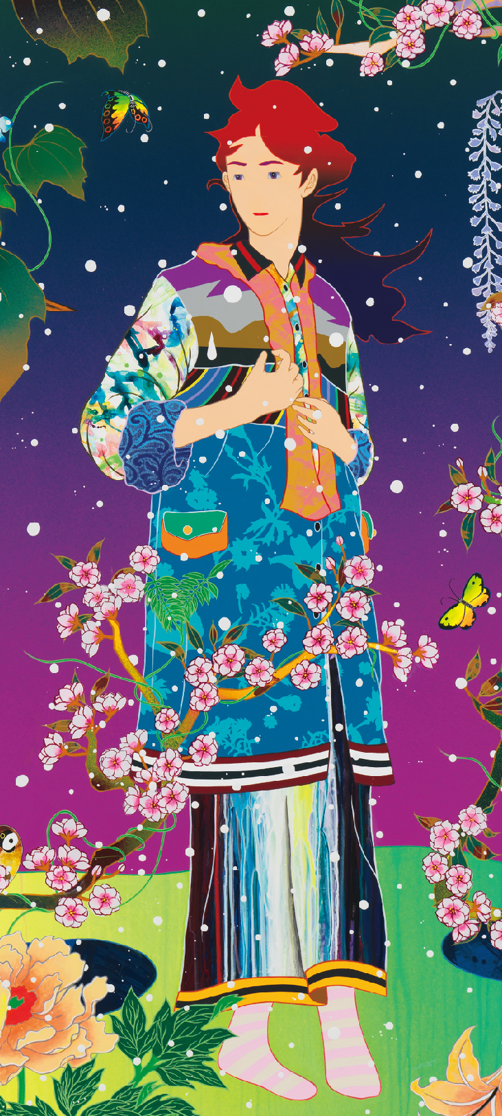 松山智一「Turn Up Remember, 2021」期間限定ポスター予約販売