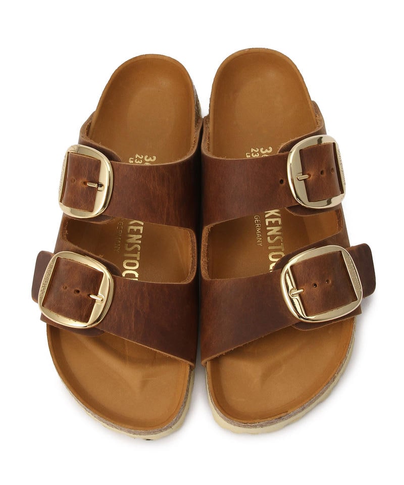 BIRKENSTOCKアリゾナエナメルゴールドバックル36 23 希少