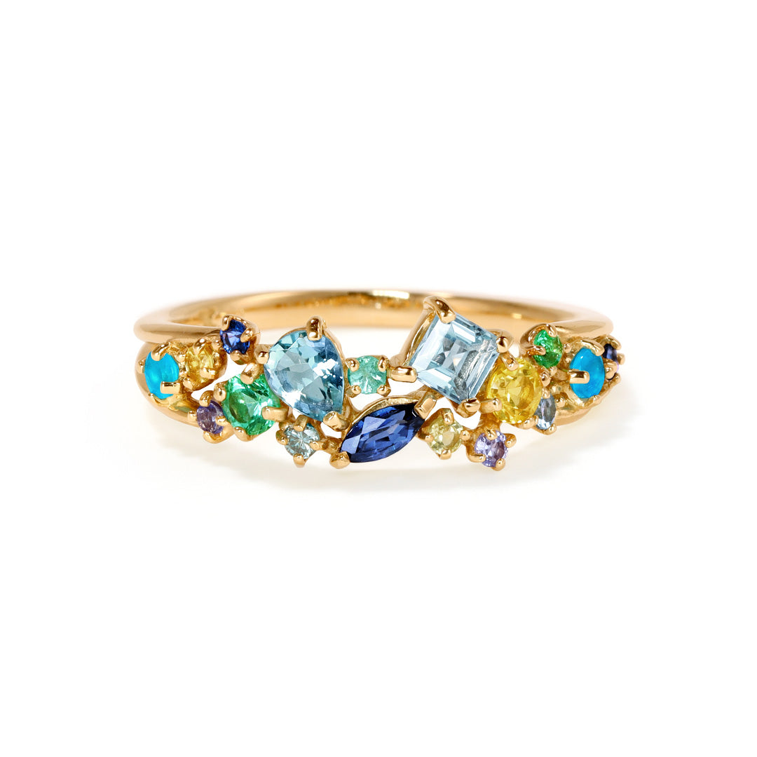 ビズー公式】マルチカラー K18(18金) K10(10金) プラチナ リング