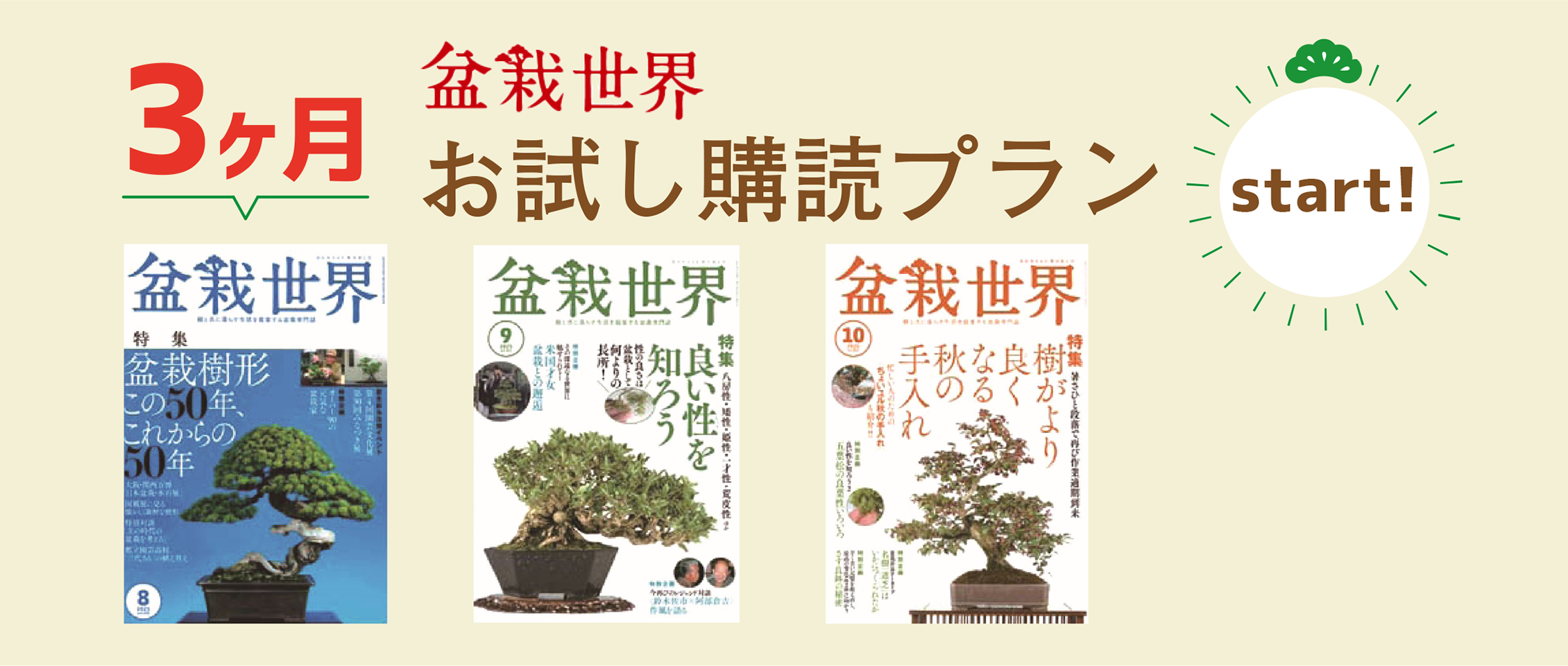 盆栽世界ウェブショップ / TOPページ