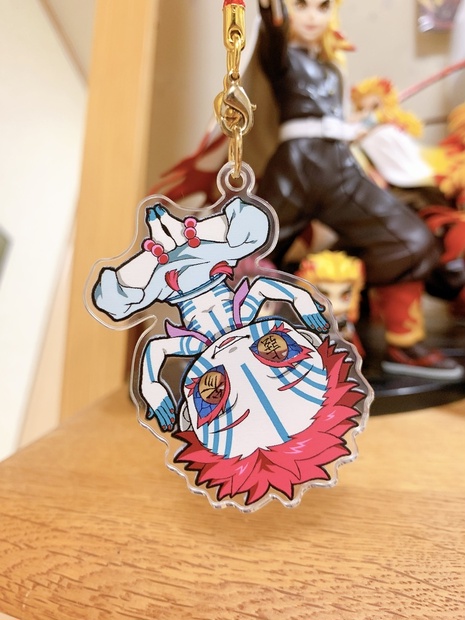 お目目が動く！？アクリルキーホルダー【猗窩座】 - ちょっぴんぐ - BOOTH