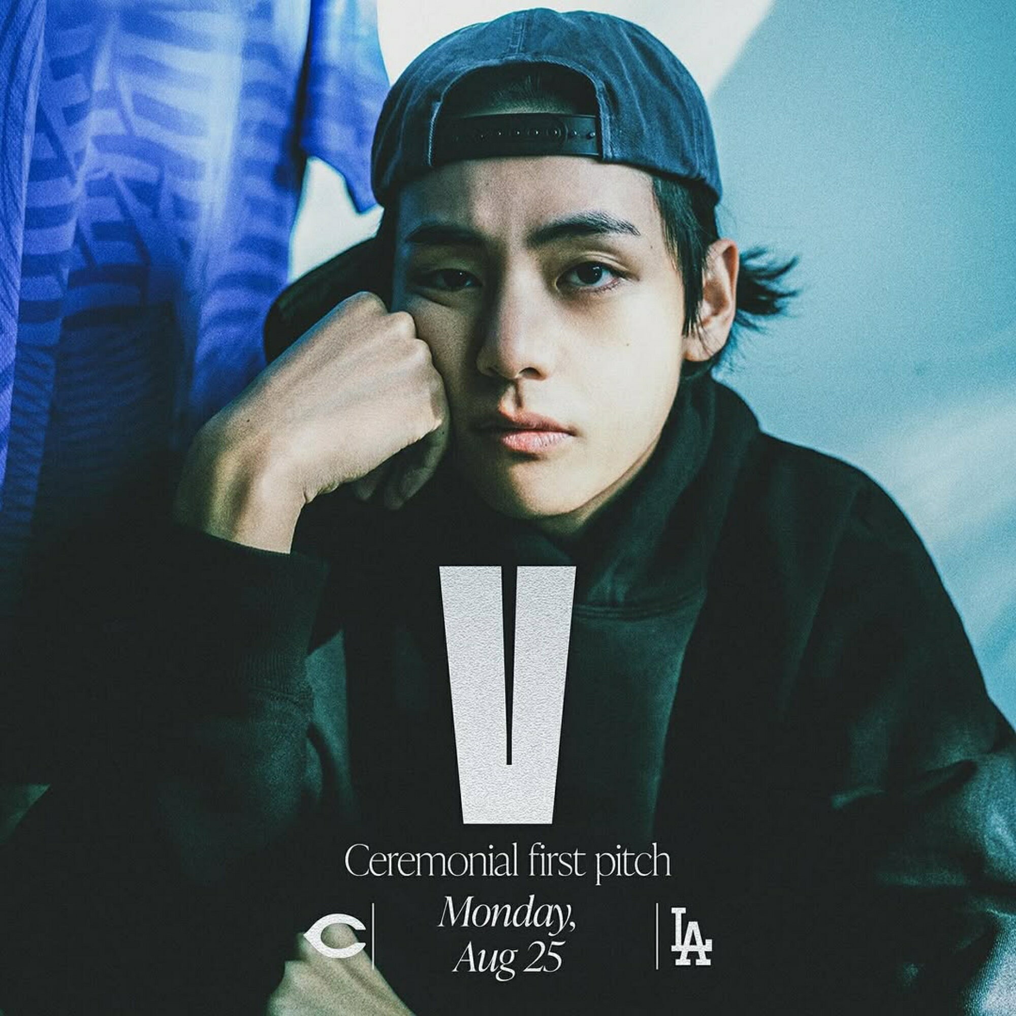 BTS・Vが8月26日、ドジャースタジアムでの始球式に登場！ - 推し楽