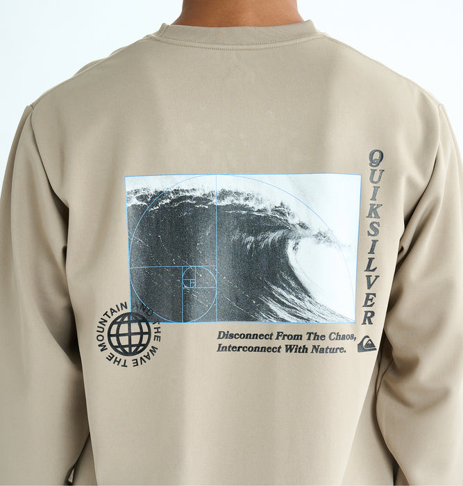 OUTLET】QUIKSILVER メンズ GOLDEN RATIO LS 長袖サーフTシャツ