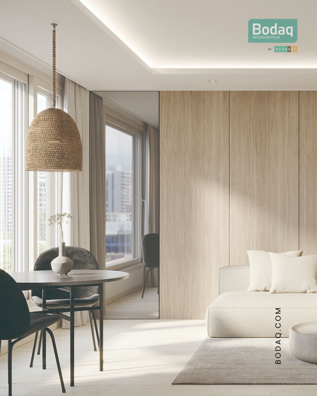 ZX165 Oatmeal Oak Film - Wood Collection