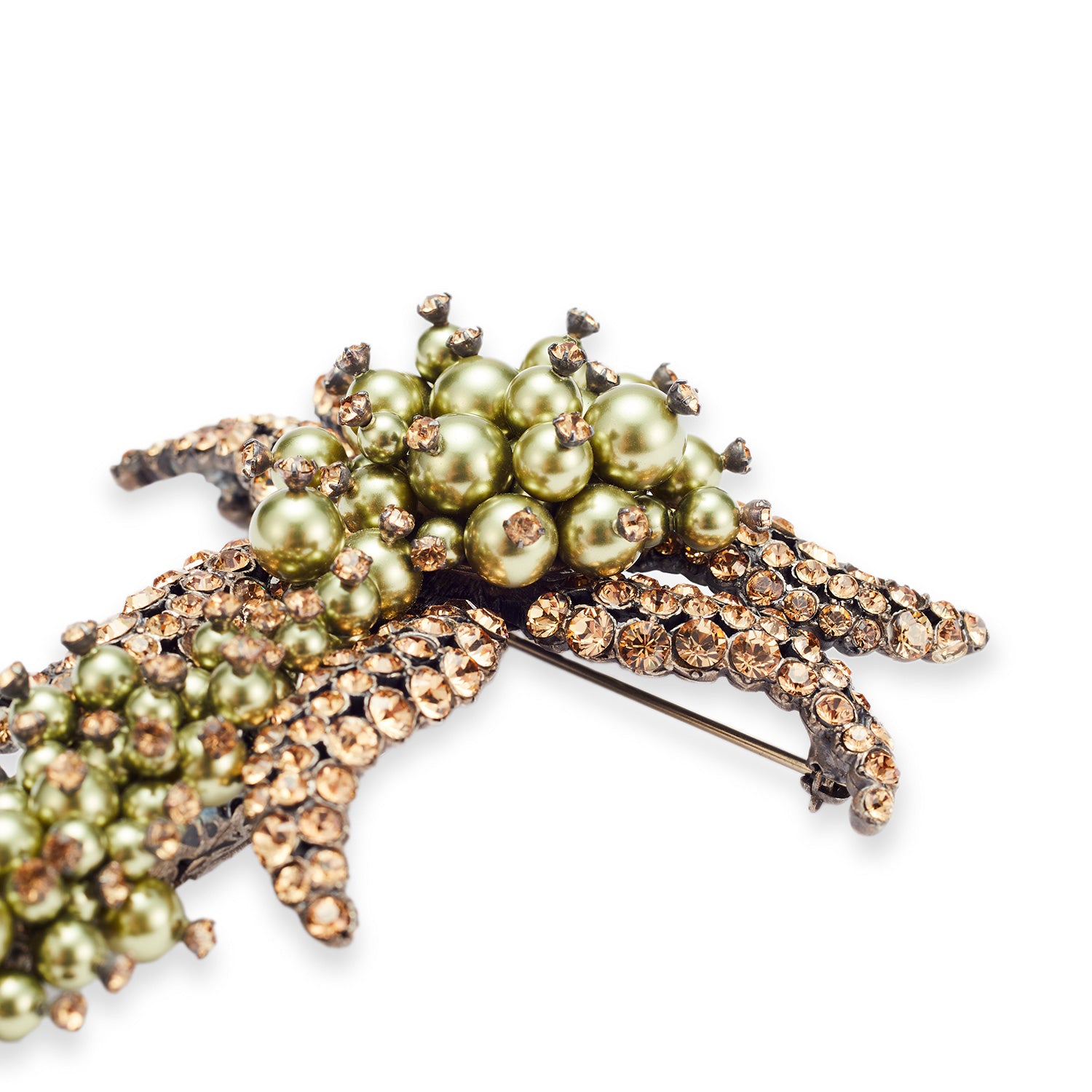 正規品・送料無料】BALENCIAGA / pearl ＆ crystal brooch | BOLS