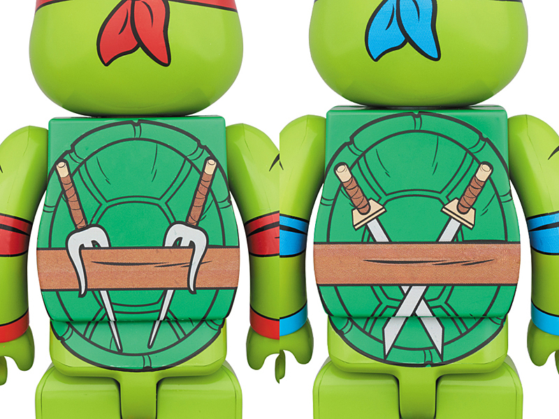 受注販売 ミュータント・タートルズ BE@RBRICK Raphael 100% & 400% BE