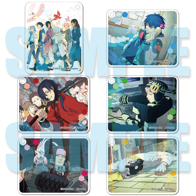 sweet pool」「DRAMAtical Murder」トレーディングアクリルプレート