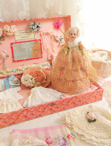 プレゼンテーションシート メルスリー ビスクドール 女の子 ミニチュア